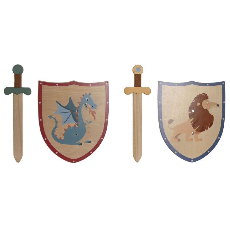 Home ESPRIT|Espada de Brincar Home ESPRIT 28 x 0,5 x 33,5 cm (2 Unidades) Home ESPRIT|Espada de Brincar Home ESPRIT 28 x 0,5 x 33,5 cm (2 Unidades)