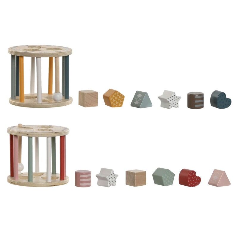 Home ESPRIT|Jogo Educativo Home ESPRIT 13 x 13 x 11 cm (2 Unidades)