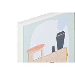Home ESPRIT|Pintura Home ESPRIT Amarelo Azul Tela 30 x 1,8 x 40 cm (4 Unidades)
