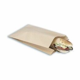 Algon|Bolsa para Sanduíches Algon Papel kraft 27 x 12 cm Descartáveis 30 Peças (24 Unidades)