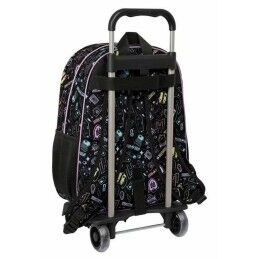 Monster High|Mochila Escolar com Rodas Monster High Preto 33 x 42 x 14 cm