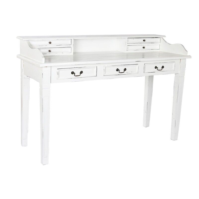 Home ESPRIT|Secretária Home ESPRIT Branco Madeira 150 x 57 x 100 cm Home ESPRIT|Secretária Home ESPRIT Branco Madeira 150 x 57 x 100 cm