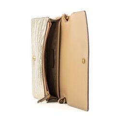 Michael Kors|Mala a Tiracolo Michael Kors 32F4GJ6C8K-PALE-GOLD Dourado 22 x 14 x 6 cm