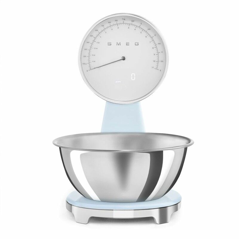 Smeg|balança de cozinha Smeg KSF01PBWW Azul 5 kg Smeg|balança de cozinha Smeg KSF01PBWW Azul 5 kg