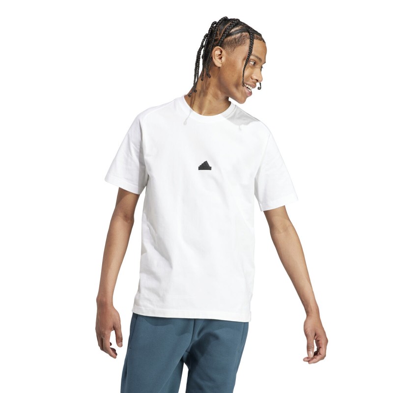 Camisola de Manga Curta Homem Adidas N E TEE IL9470 Branco