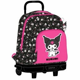 BlackFit8|Mochila Escolar com Rodas Compact BlackFit8 M918 Turquesa 33 X 45 X 22 cm
