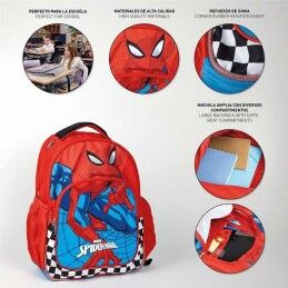 Spider-Man|Mochila Escolar Spider-Man Vermelho 32 x 15 x 42 cm