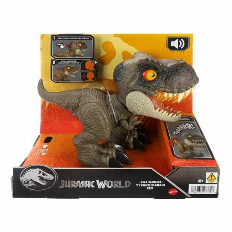 Mattel|Dinossauro Mattel Jurassic World Roar Command T-Rex 21,59 x 22,23 x 10,16 cm Mattel|Dinossauro Mattel Jurassic World Roar Command T-Rex 21,59 x 22,23 x 10,16 cm