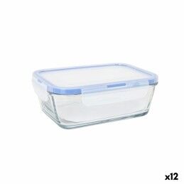 MasterChef|Lancheira Hermética MasterChef Cinzento Transparente Quadrado 1,1 L (6 Unidades)