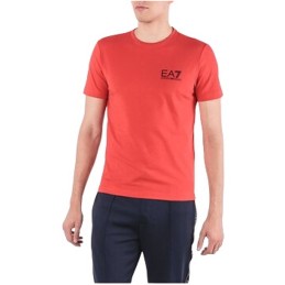 Camisola de Manga Curta Homem Armani Jeans 6ZPT52 PJ18Z C1451 Vermelho