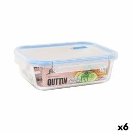 Pyrex|Lancheira Retangular com Tampa Pyrex Cook & store Transparente Silicone Vidro (4,5 L) (4 Unidades)