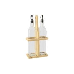 Quttin|Conjunto para Condimentos Quttin Castanho Transparente Vidro Bambu 0,5 L 2 Peças (12 Unidades)