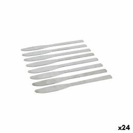 Quttin|Cutelo de Cozinha Quttin Sybarite Preto Prateado 17,5 cm (6 Unidades)