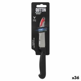 Quttin|Cutelo de Cozinha Quttin Sybarite Preto Prateado 17,5 cm (6 Unidades)