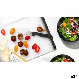 Cuyfor|Conjunto de Facas de Descascar Cuyfor Preto Prateado Aço inoxidável 7,5 cm 6 Peças (24 Unidades)