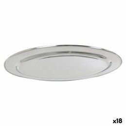 Kinvara|Cesto para Servir Aperitivos Kinvara 50687 Prateado Ferro 24 x 13 x 11 cm (24 Unidades)
