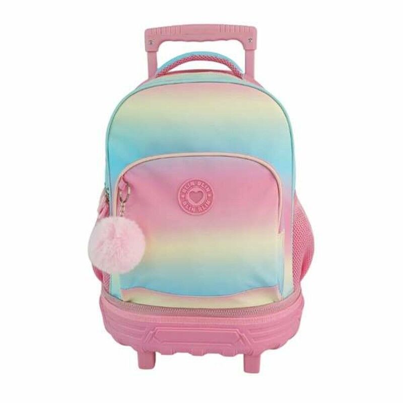 Toybags|Mochila Escolar com Rodas Toybags Blin Blin Gradient Pink
