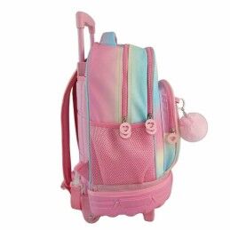 Toybags|Mochila Escolar com Rodas Toybags Blin Blin Gradient Pink