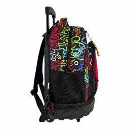Toybags|Mochila Escolar com Rodas Toybags Grafitti