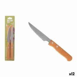 Quttin|Cutelo de Cozinha Quttin Sybarite Preto Prateado 17,5 cm (6 Unidades)