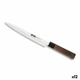 Quttin|Cutelo de Cozinha Quttin Sybarite Preto Prateado 17,5 cm (6 Unidades)