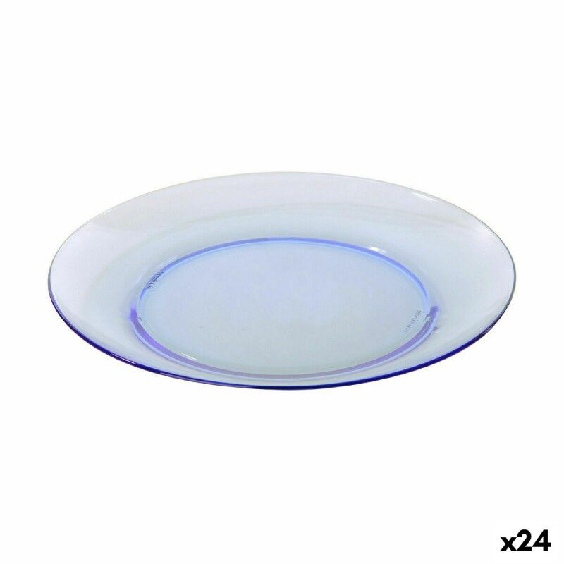 Duralex|Prato de Sobremesa Duralex Lys Azul Ø 19 cm (24 Unidades) Duralex|Prato de Sobremesa Duralex Lys Azul Ø 19 cm (24 Unidades)