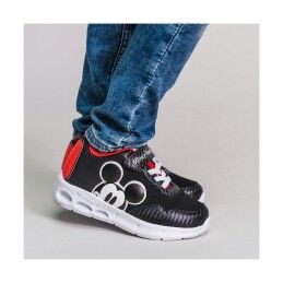 Mickey Mouse|Sapatilhas Desportivas com LED Mickey Mouse Preto