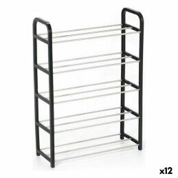 Home ESPRIT|Sapateira Home ESPRIT Preto Natural 80 x 31 x 32 cm