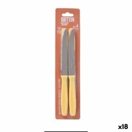 Quttin|Cutelo de Cozinha Quttin Sybarite Preto Prateado 17,5 cm (6 Unidades)