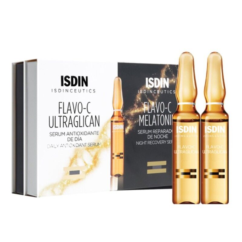 Isdin|Sérum Antioxidante Melatonin + Ultraglican Isdin Isdinceutics C (20 uds) 20 Peças Isdin|Sérum Antioxidante Melatonin + Ultraglican Isdin Isdinceutics C (20 uds) 20 Peças