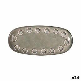 Algon|bandeja de aperitivos Algon Dourado Redonda 35 x 35 x 2 cm (48 Unidades)
