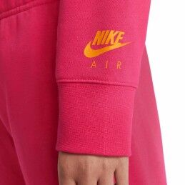 Nike|Camisola com Capuz Menina  CROP HOODIE  Nike DM8372 666  Cor de Rosa