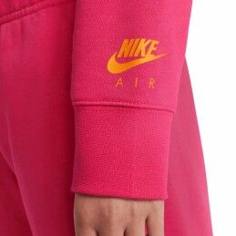 Nike|Camisola com Capuz Menina  CROP HOODIE  Nike DM8372 666  Cor de Rosa
