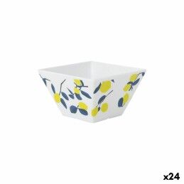 Quid|bandeja de aperitivos Quid Gastro Fun Branco Cerâmica 20,5 x 11 x 3,5 cm (12 Unidades) (Pack 12x)