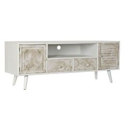 DKD Home Decor|Mesa de apoio DKD Home Decor Pele Ferro Lacado (40 x 40 x 56 cm)