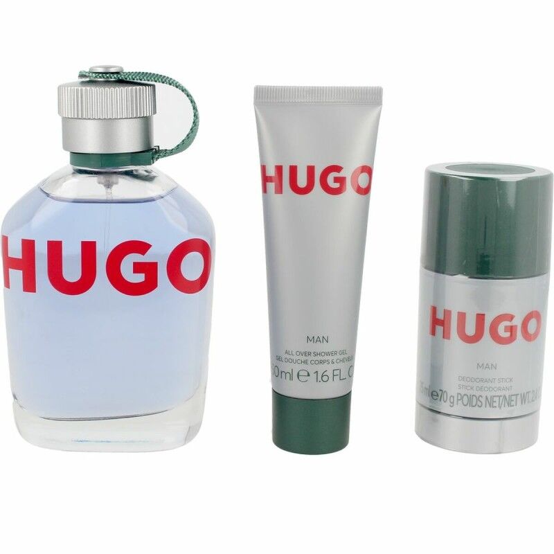 Hugo Boss|Conjunto de Perfume Homem Hugo Boss HUGO 3 Peças Hugo Boss|Conjunto de Perfume Homem Hugo Boss HUGO 3 Peças