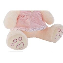 DKD Home Decor|Urso de Peluche DKD Home Decor Bege Cor de Rosa Verde Infantil 20 x 20 x 50 cm Urso (2 Unidades)