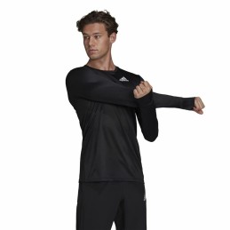 Camisola de Manga Comprida Homem Adidas Own The Run Preto