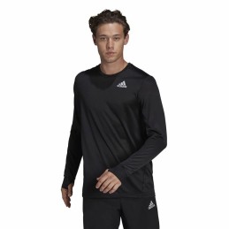 Camisola de Manga Comprida Homem Adidas Own The Run Preto