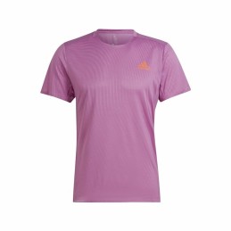 Camisola de Manga Curta Homem Adidas Adizero Speed Rosa-escuro