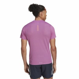 Camisola de Manga Curta Homem Adidas Adizero Speed Rosa-escuro