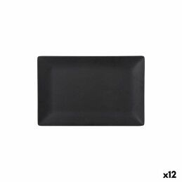 Quid|Tigela Quid Select Filo Branco Preto Plástico 14 x 3 cm (12 Unidades)