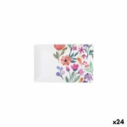Inde|Conjunto para Aperitivos Inde Bambu Porcelana 29 x 18 x 6 cm Tacho x 2 (6 Unidades)