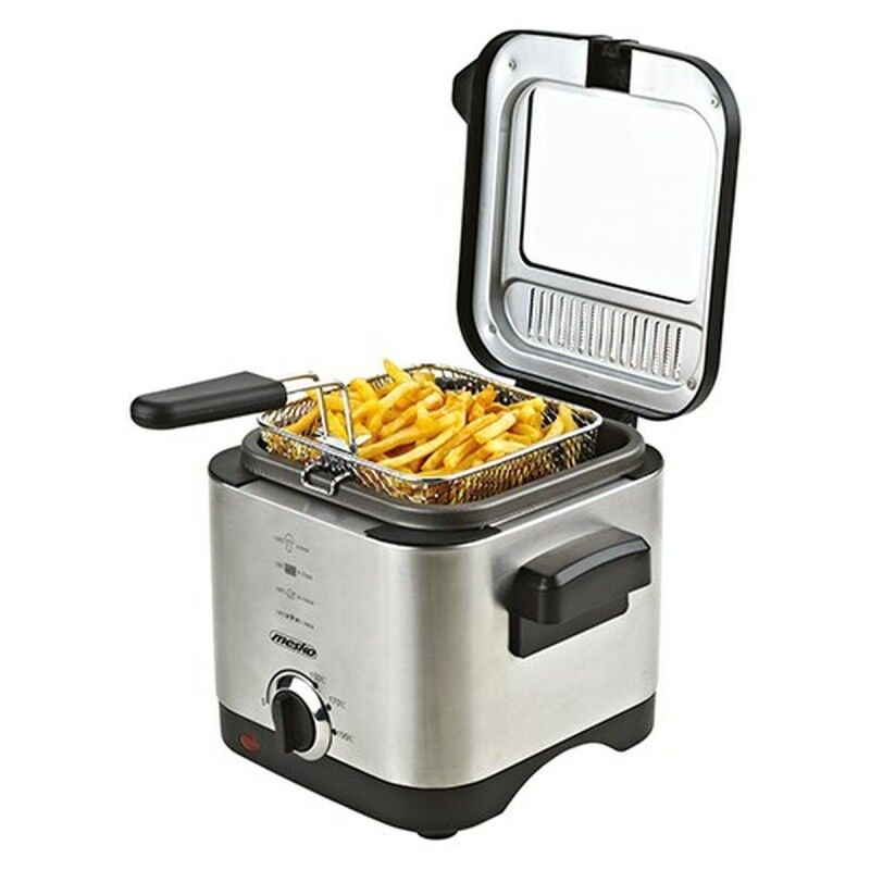 Mesko|Fritadeira Mesko MS 4910 Preto Prateado 900 W 1,5 L Mesko|Fritadeira Mesko MS 4910 Preto Prateado 900 W 1,5 L