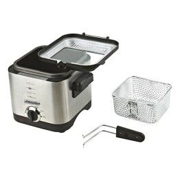 Mesko|Fritadeira Mesko MS 4910 Preto Prateado 900 W 1,5 L