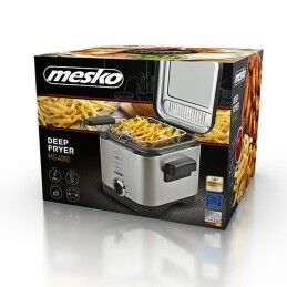Mesko|Fritadeira Mesko MS 4910 Preto Prateado 900 W 1,5 L