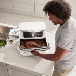 NINJA|Fritadeira de Ar NINJA AF500EUWH Branco Prateado 2470 w 10,4 L