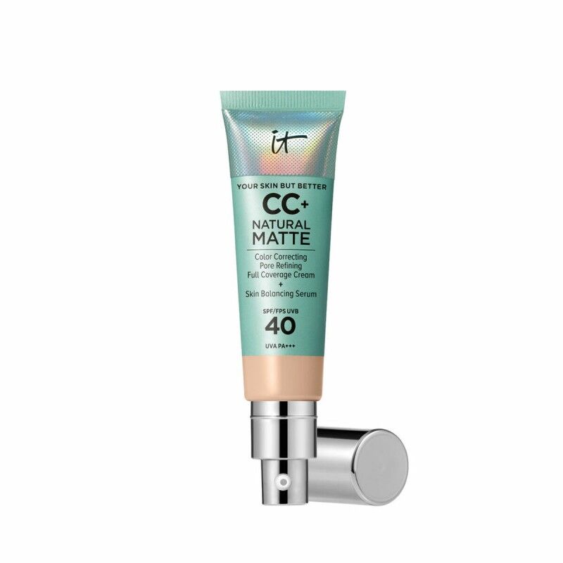 It Cosmetics|Base de Maquilhagem Cremosa It Cosmetics CC+ NATURAL MATTE Fair light Spf 40 32 ml It Cosmetics|Base de Maquilhagem Cremosa It Cosmetics CC+ NATURAL MATTE Fair light Spf 40 32 ml