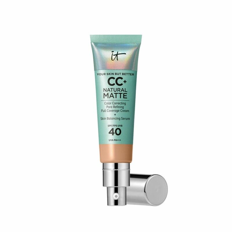 It Cosmetics|Base de Maquilhagem Cremosa It Cosmetics CC+ NATURAL MATTE Neut Medium Spf 40 32 ml It Cosmetics|Base de Maquilhagem Cremosa It Cosmetics CC+ NATURAL MATTE Neut Medium Spf 40 32 ml