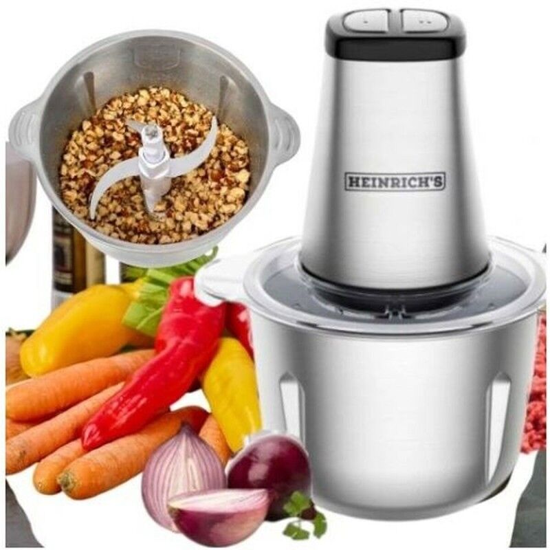 Heinrich's|Batedora de Copo Heinrich's HMZ 8849 Cinzento Prateado 500 W 2 L Heinrich's|Batedora de Copo Heinrich's HMZ 8849 Cinzento Prateado 500 W 2 L